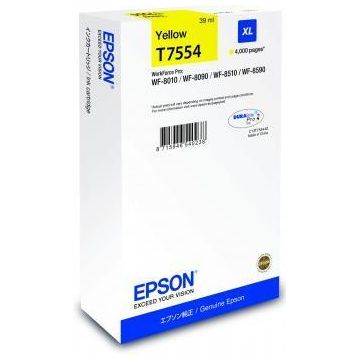 Cartus cerneala Epson T7554 XL, aprox. 4000 pagini (Galben)