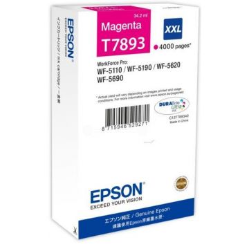 Cartus cerneala Epson T7893 XXL, 4000 pagini (Magenta)