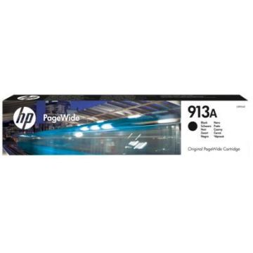 Cartus cerneala HP PageWide 913A, aprox. 3500 pagini (Negru)