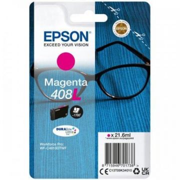 Cartus Cerneala Epson Magenta 408L, acoperire 2200 pagini (Magenta)