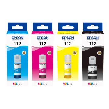 Cerneala originala Epson L112 EcoTank, flacon 70 ml Negru