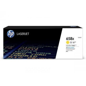 Toner HP 658X, Yellow, 28000 pagini