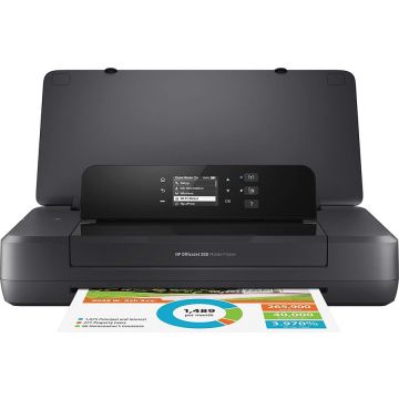 Imprimanta Inkjet CZ993A OfficeJet 200 Mobile USB Wi-Fi Negru