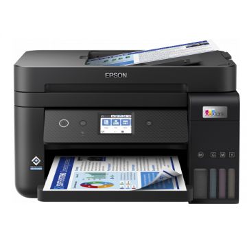 Multifunctionala Epson L6290 InkJet CISS, Color, Format A4, Duplex, Retea, Wi-Fi, Fax, Black