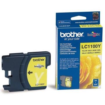 brother Cerneala Brother LC1100Y galbena | 325pgs | DCP395CN/DCP585CW/DCP6690CW