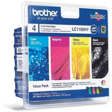 brother Pachet Brother LC1100HY CMYK | MFC6490CW/ DCP6690CW / MFC5890CN