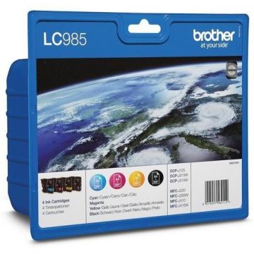 brother Pachet Brother LC985 CMYK | DCP-J125/J315W/J515W/MFC-J220/J265W/J415W