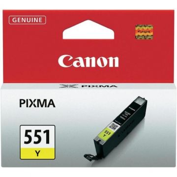 Canon Cerneala Canon CLI551Y galbena| iP7250/MG5450/MG6350