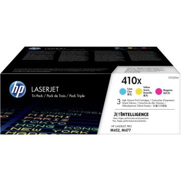 HP Toner HP 410X CMY 3pack| 3x5000pgs | LaserJet Pro M452/M377/M477