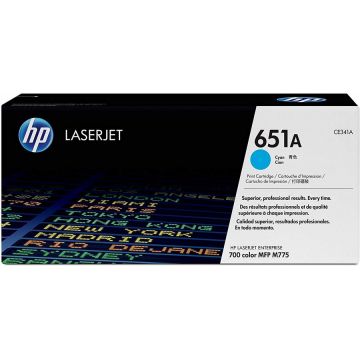 HP Toner HP 651A turcoaz