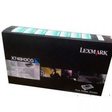 LEXMARK Cartus toner Lexmark X748H3CG, cyan, 10 k