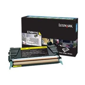 LEXMARK Cartus toner Lexmark X748H3YG, yellow, 10 k