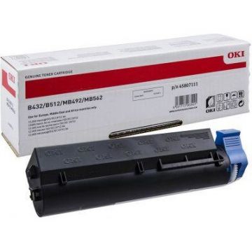 Oki Toner OKI 45807111, B432/B512/MB492/MB562 negru