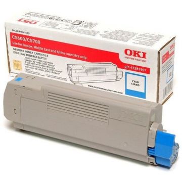 Oki Toner OKI cyan | 2000pag | C56/57