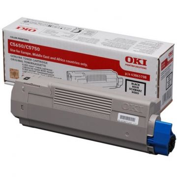 Oki Toner OKI negru| 8000pag | C5650/C5750