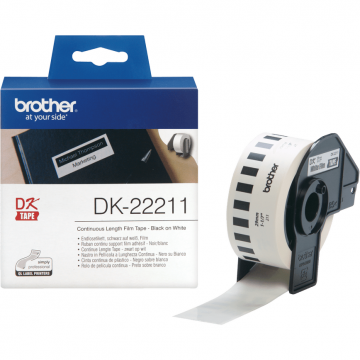 brother Banda continua laminata Brother DK22211, 29mm, 15,24m