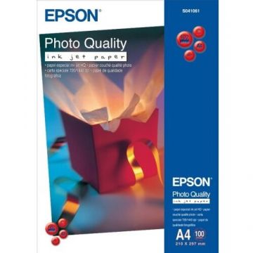 Epson HARTIE CERNEALA EPSON PHOTO QUALITY A4 104G 100COLI C13S041061