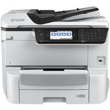 Epson Imprimanta Multifunctionala inkjet color Epson WorkForce Pro WF-C8610DWF, Duplex, Retea, Wireless, A3