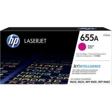 HP CARTUS TONER MAGENTA NR.655A CF453A 10,5K ORIGINAL HP LASERJET ENTERPRISE M652N