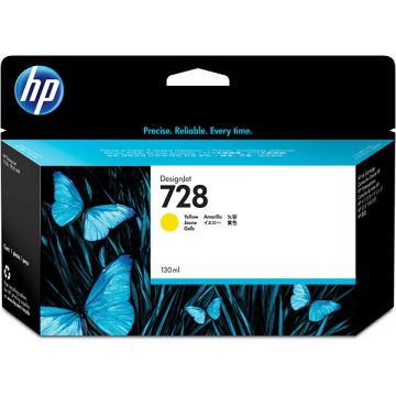 HP CARTUS YELLOW NR.728 F9J65A 130ML ORIGINAL HP DESIGNJET T730