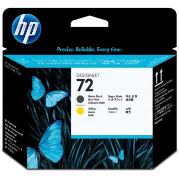 HP HP C9384A Cartus HP 72 negru mat + galben