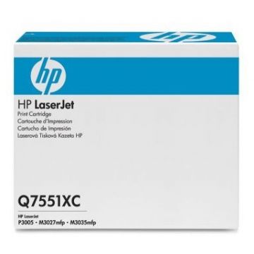 HP Toner negru de capacitate HP LaserJet Q7551X