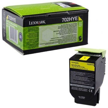 LEXMARK LEXMARK 70C2HYE TONER CARTRIDGE YELLOW