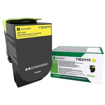 LEXMARK LEXMARK 71B2HY0 YLW RETURN PROG. TONER