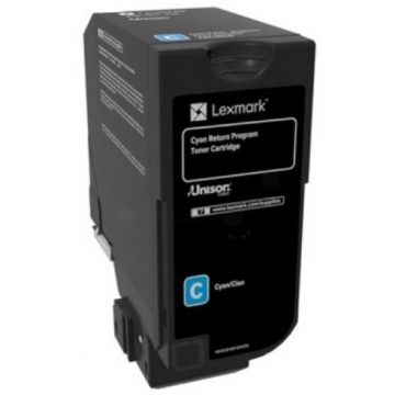 LEXMARK LEXMARK 74C2SCE TONER CARTRIDGE CYAN