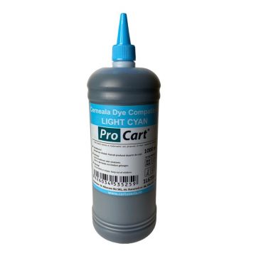 Cerneala Dye compatibila Epson L673, flacon 1 Litru, Light Cyan