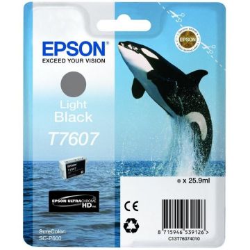 Epson CARTUS LIGHT BLACK C13T76074010 25,9 ML ORIGINAL EPSON SURECOLOR SC-P600