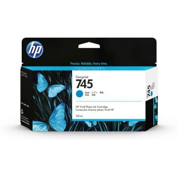 HP Cartus Cerneala HP 745, 130 ml, Cyan