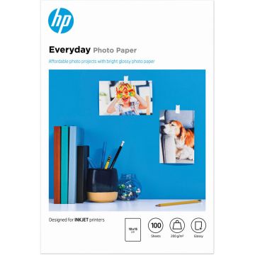 HP Hartie foto HP Everyday Glossy CR757A, 10 x 15cm, 100 Coli