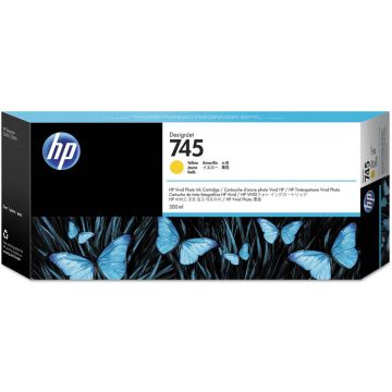 HP HP Cartus cerneala F9K02A (745) original 300ml, Galben