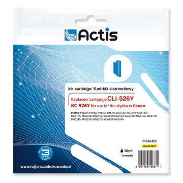 Cartus compatibil CLI-526Y Yellow pentru Canon