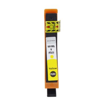 Cartus compatibil CLI-551XL Yellow pentru imprimante Canon