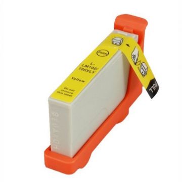 Cartus inkjet compatibil pentru Lexmark L-LM100/108C, 12.5ml, Yellow