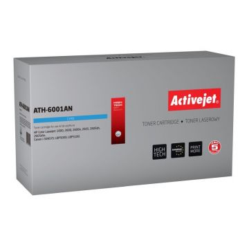 Cartus toner compatibil Q6001 124A Cyan pentru HP, Premium Activejet, Garantie 5 ani