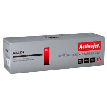 Toner compatibil TK-110 pentru Kyocera, Black, Premium Activejet, Garantie 5 ani