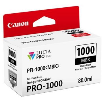 Canon Cartus cerneala Lucia Pro PFI-1000 MattBlack pentru imagePROGRAF PRO-1000
