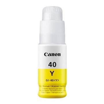 Canon Flacon cerneala Canon Yellow GI-40Y pentru G6040, G5040, capacitate 7.700 pagini OEM:3402C001AA