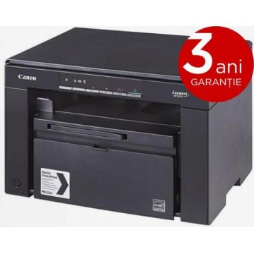 Multifunctional Canon i-SENSYS MF3010, laser monocrom, A4, USB, 18ppm + 2 tonere Canonc CRG-725, capacitate totala 3200 pag