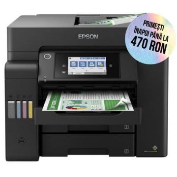 Multifunctional Epson L6550, A4, Fax, 32 ppm, Duplex, ADF, Retea, Wireless, CISS