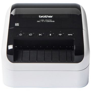 brother Imprimanta Brother QL-1110NWBc, Termica, Monocrom, Banda 103.6 mm, Retea, Wi-Fi, Bluetooth