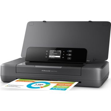 HP Imprimanta color portabila HP OfficeJet 200, Wireless, A4, Negru