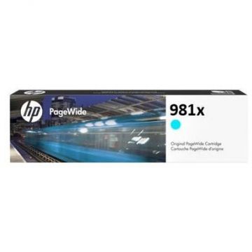 HP Ink HP 981X cyan | 10 000 pgs | HP PageWide Enterprise 556/586