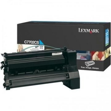 LEXMARK Cartus toner Lexmark C7702CS, cyan