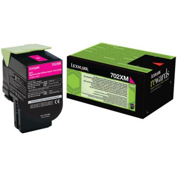 LEXMARK CARTUS TONER MAGENTA RETURN NR.702XM 70C2XM0 4K ORIGINAL LEXMARK CS510DE