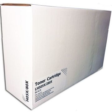 WB Toner Compatibil Black, CE505X/CRG719H-WB,  pentru HP P2055, Canon 6300/6310/6650/6670/6680/MF5840/5880/5940/5980, (CF280X), 6.5K, CE505X/CRG719H-WB