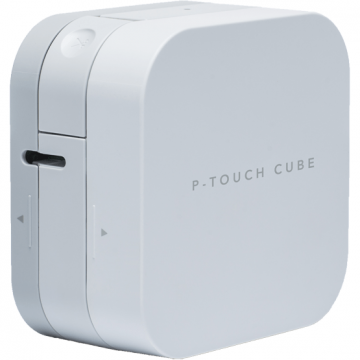 Imprimanta Etichete PT-P300BT P-touch CUBE Alb